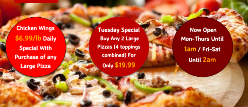 Lil Tigers Pizzeria Gananoque | 125 King St E, Gananoque, ON K7G 1G3, Canada | Phone: (613) 929-8646