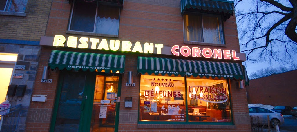 Coronel Pizzeria Brochetterie - Subs - Smoked Meat - Breakfast - | 8746 Rue Notre-Dame Est, Montréal, QC H1L 3M1, Canada | Phone: (514) 353-2800