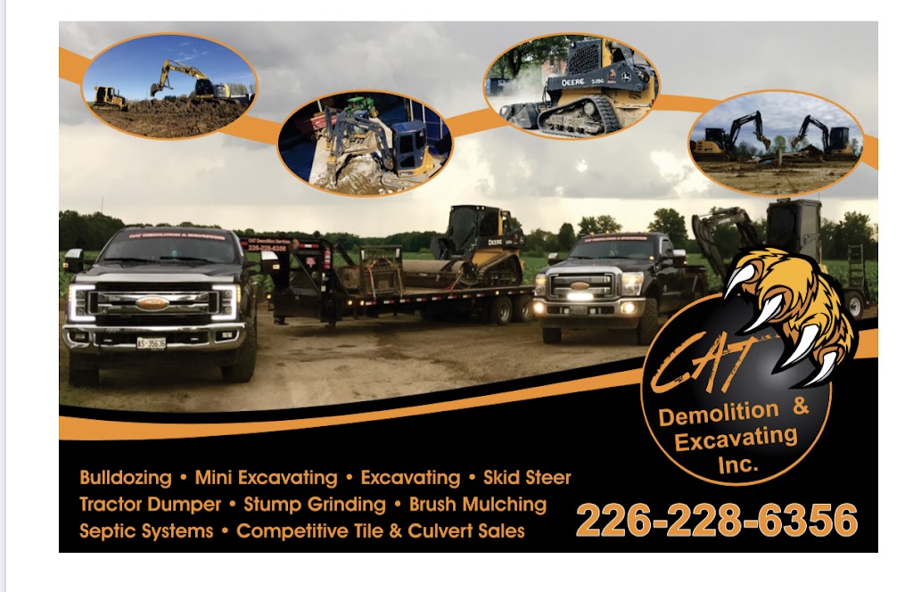 CAT Demolition and Excavating Inc. | 145568 Potters Rd, Tillsonburg, ON N4G 4G7, Canada | Phone: (226) 228-6356