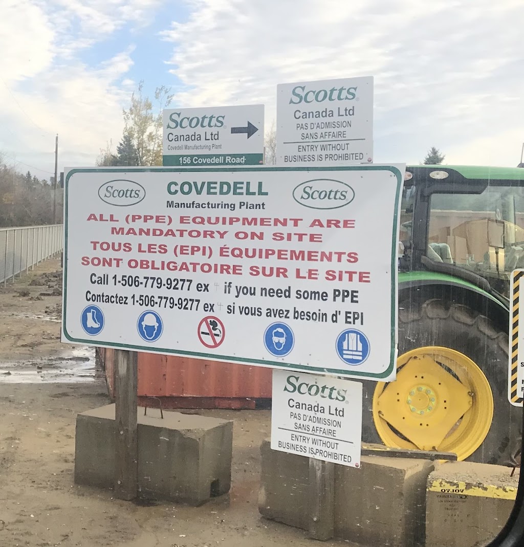 Covedell (Scotts Canada ltée) | 156 Covedell Rd, Tabusintac, NB E9H 1E6, Canada | Phone: (506) 308-0610