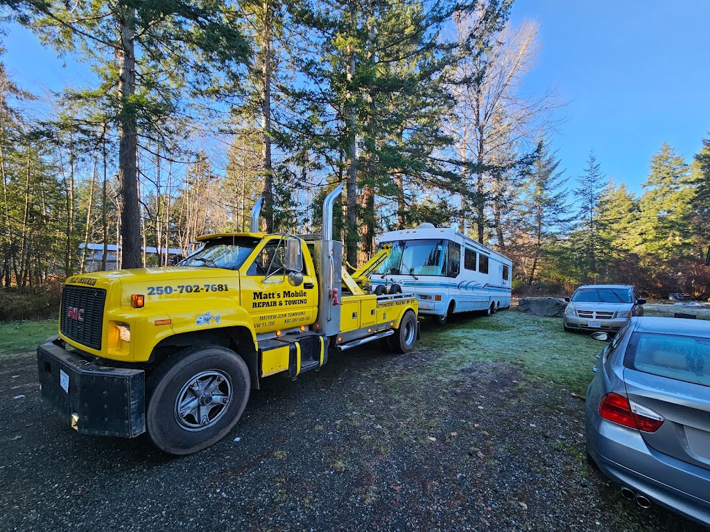 Matts Mobile Repair And Towing | 1999 Lake Trail Rd, Courtenay, BC V9N 9C3, Canada | Phone: (250) 702-7681