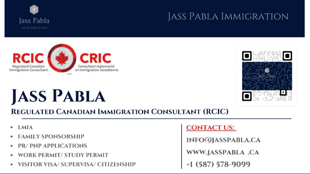 Jass Pabla Immigration | 300 Marina Dr #31, Chestermere, AB T1X 0P6, Canada | Phone: (587) 578-9099