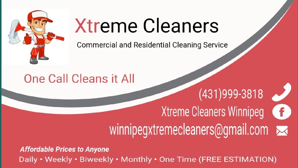 Xtreme Cleaners | 99 St Annes Rd, Winnipeg, MB R2M 2Y8, Canada | Phone: (431) 999-3818