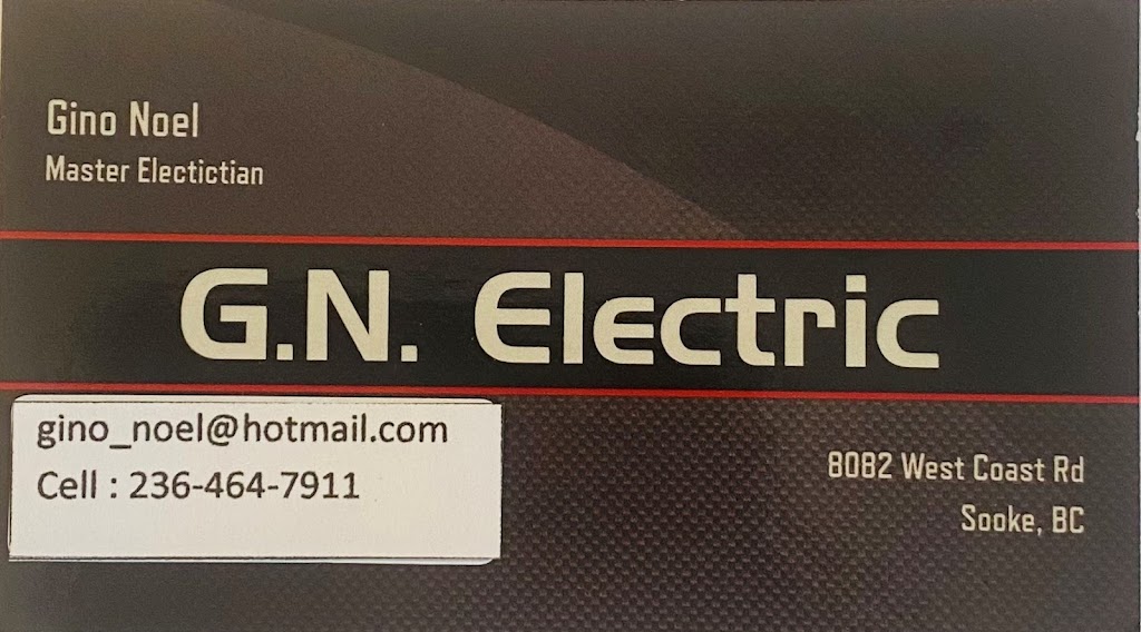 GN Electric Ltd | 8082 W Coast Rd, Sooke, BC V9Z 1C9, Canada | Phone: (236) 464-7911