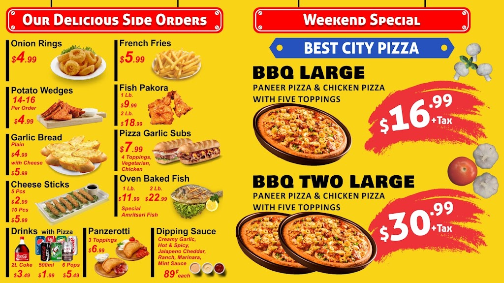Best City Pizza | Kingsman Plaza 870 Queenston, Boulevard, Woodstock, ON N4T 0M4, Canada | Phone: (519) 539-9900
