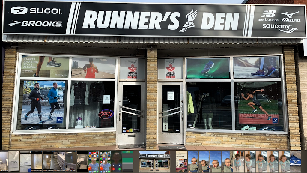 Runners Den | 860 King St W, Hamilton, ON L8S 1K3, Canada | Phone: (905) 523-7866
