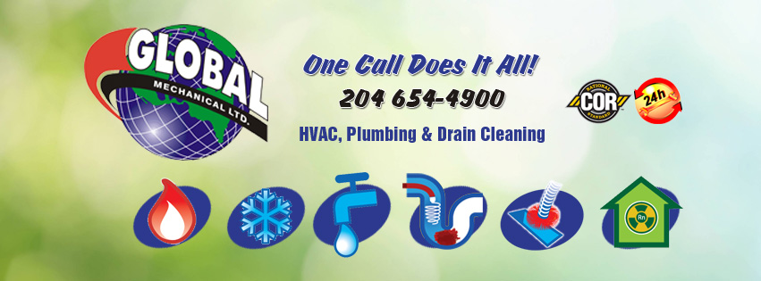 Global Mechanical | 43 Burnett Ave, Winnipeg, MB R2G 1C2, Canada | Phone: (204) 654-4900