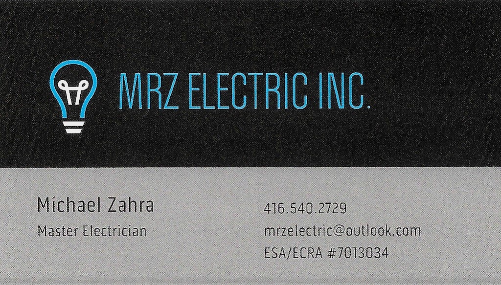 MRZ ELECTRIC INC. | 3076 Gladeside Ave, Oakville, ON L6M 0P8, Canada | Phone: (416) 540-2729