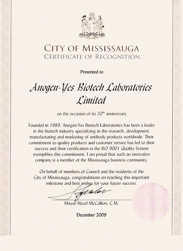 Anogen - Yes Biotech Laboratories Ltd | 2355 Derry Rd E #23, Mississauga, ON L5S 1V6, Canada | Phone: (905) 677-9221