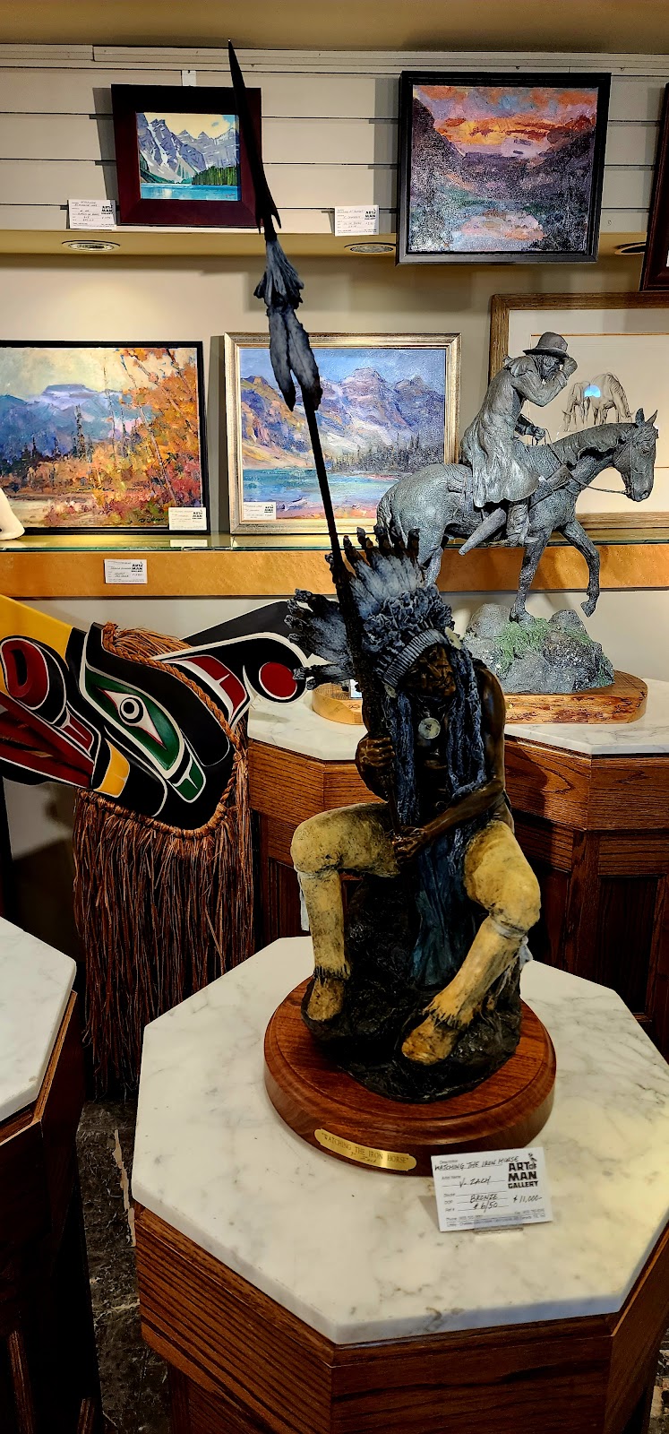 Art Of Man Gallery | 111 Lake Louise Dr, Lake Louise, AB T0L 1E0, Canada | Phone: (403) 522-3684