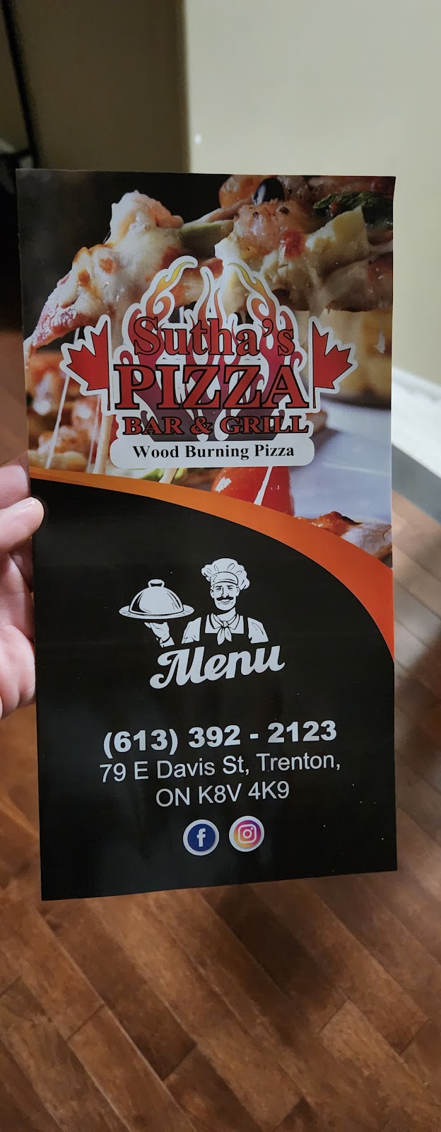 Suthas Pizza Bar & Grill | 79 E Davis St, Trenton, ON K8V 4K9, Canada | Phone: (613) 392-2123