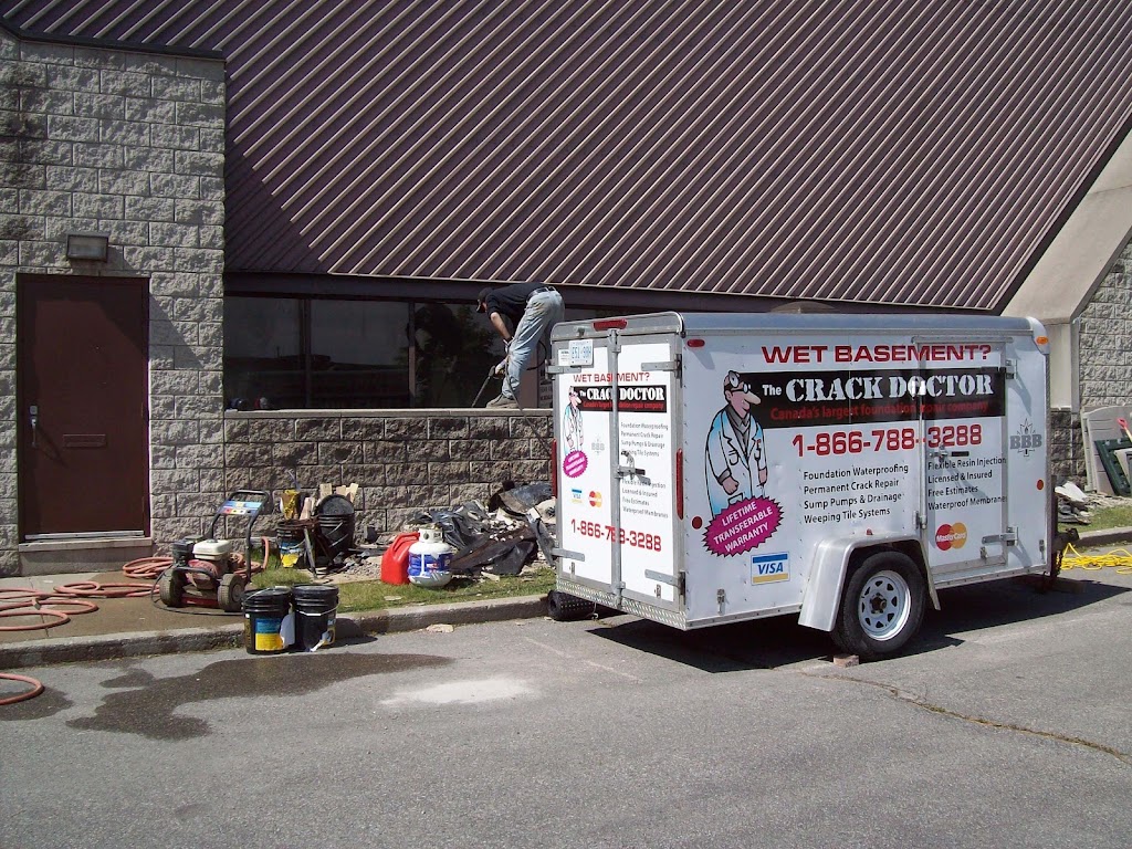 The Crack Doctor Waterproofing Company | 140 Pathfinder Crescent, Kitchener, ON N2P 1S6, Canada | Phone: (519) 584-2339