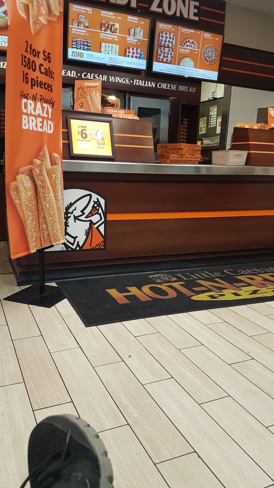 Little Caesars Pizza | 1091 Lauzon Rd, Windsor, ON N9B 1W8, Canada | Phone: (519) 974-9535