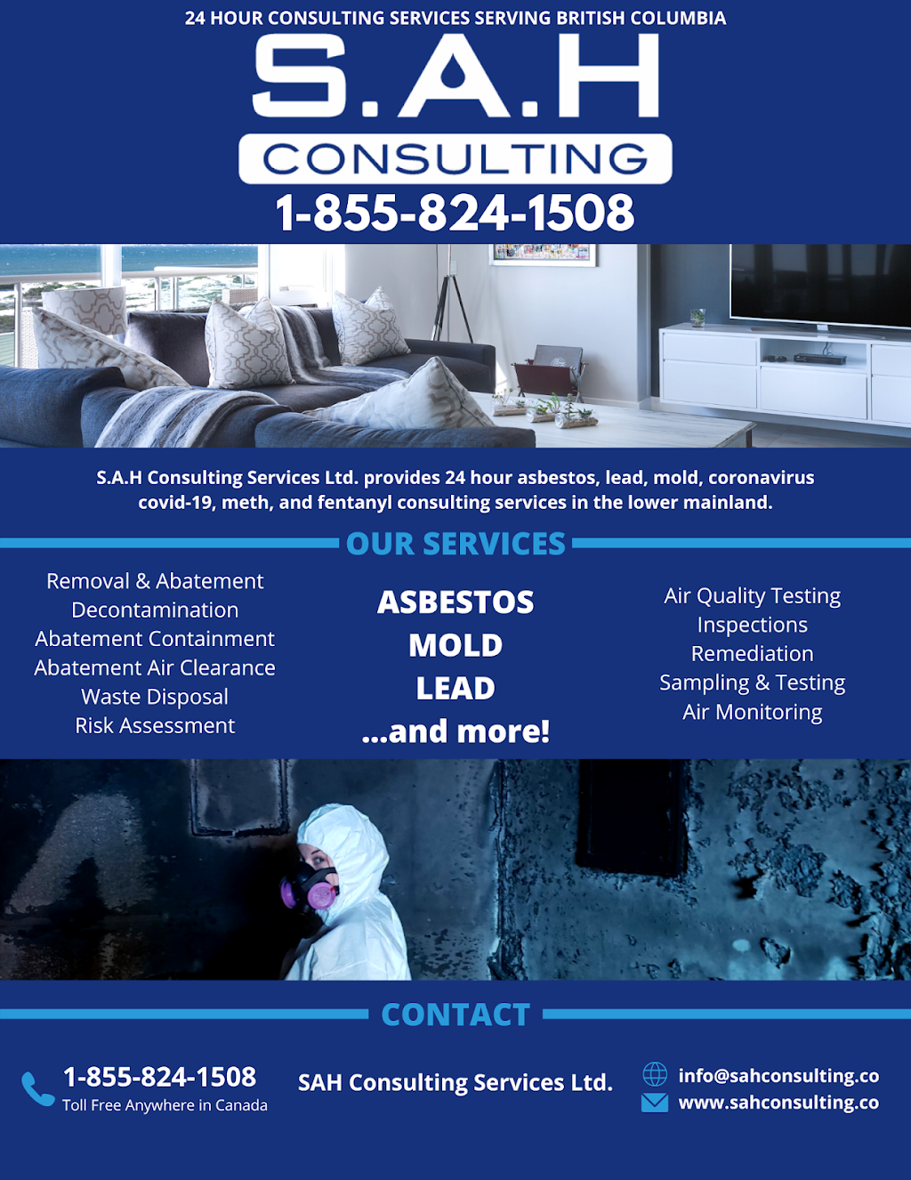 S.A.H. Consulting Services | 555 Delestre Ave, Coquitlam, BC V3K 0A9, Canada | Phone: (855) 824-1508