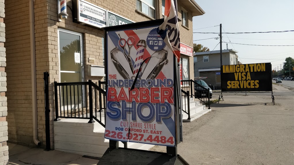 Underground Barbershop | 908 Oxford St E, London, ON N5Y 3J7, Canada | Phone: (226) 927-4484