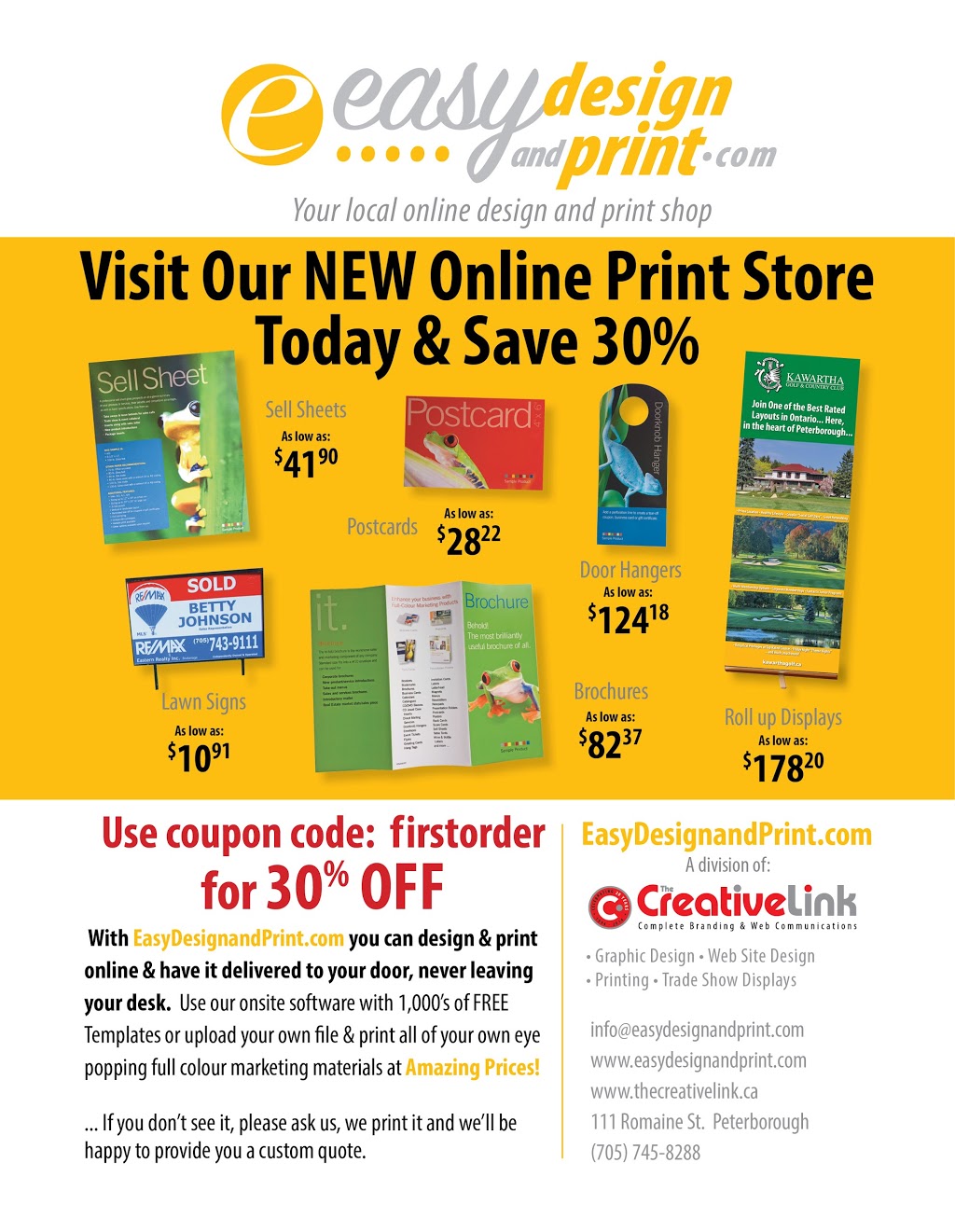 The Creative Link | 111 Romaine St, Peterborough, ON K9J 2C1, Canada | Phone: (705) 927-6964