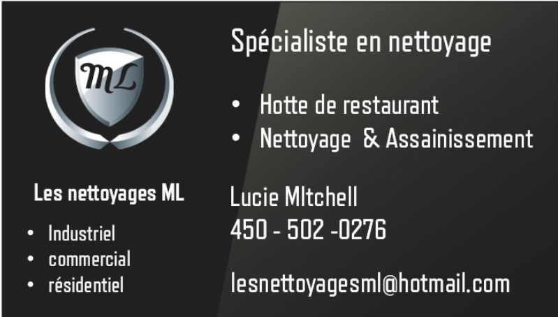 Les nettoyages ML | 1203 Rue Daigneault, Acton Vale, QC J0H 1A0, Canada | Phone: (450) 502-0276