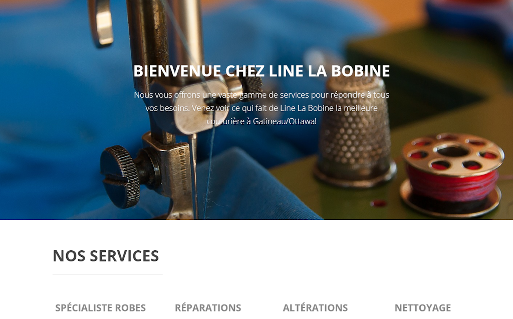 Chez line la bobine - Atelier de couture à Gatineau QC | 842 Boulevard Maloney E, Gatineau, QC J8P 1H1, Canada | Phone: (819) 643-0330