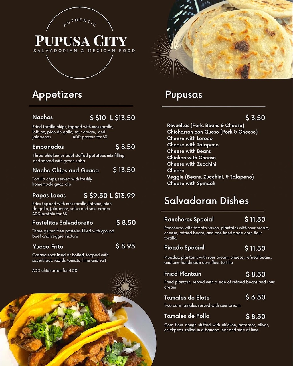 Pupusa City | 360 Conklin Rd, Brantford, ON N3T 5L5, Canada | Phone: (519) 756-0616