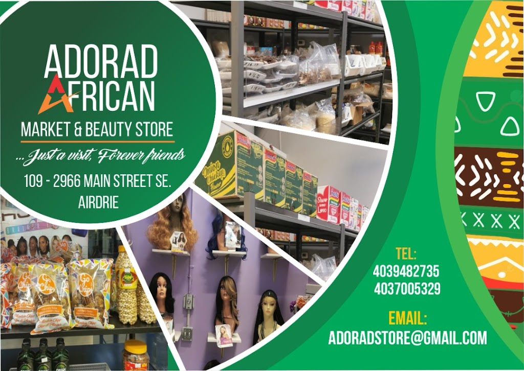 Adorad African Market & Beauty Store | 2966 Main St SE #109, Airdrie, AB T4B 3G4, Canada | Phone: (403) 700-5329
