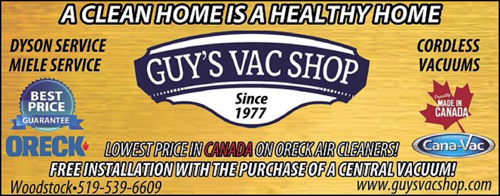 Guys Vac Shop | 895 Dundas St, Woodstock, ON N4S 1G9, Canada | Phone: (519) 539-6609
