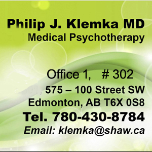 Office of Dr. Philip Klemka | doctor | 575 100 St SW #302, Edmonton, AB T6X 0S8, Canada | 7804308784 OR +1 780-430-8784
