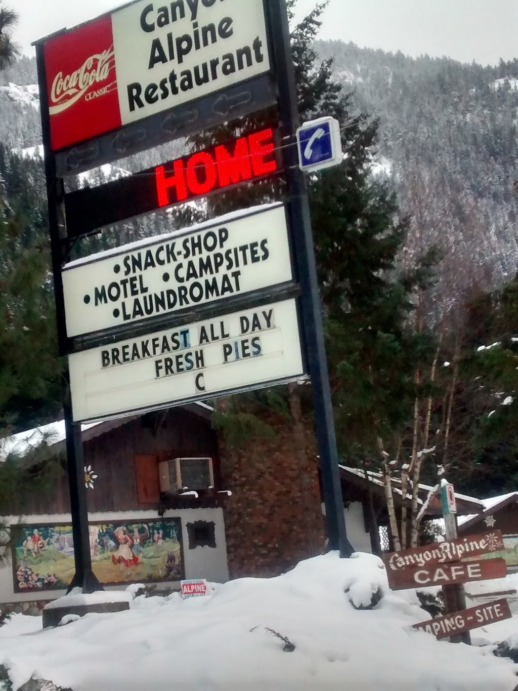 Canyon Alpine Restaurant | 50580 Trans Canada Hwy, Boston Bar, BC V3G 2W1, Canada | Phone: (604) 867-9339