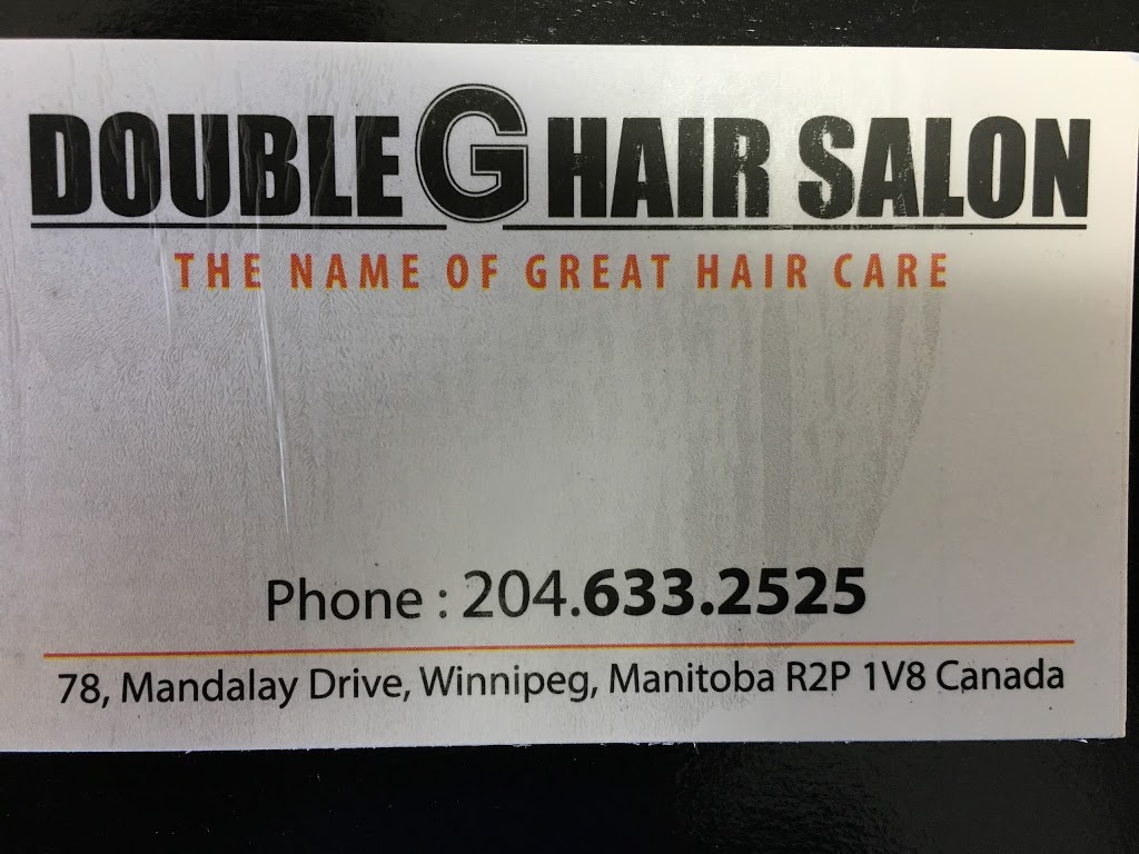 Double G Hair Salon | 78 Mandalay Dr, Winnipeg, MB R2P 1V8, Canada | Phone: (204) 633-2525