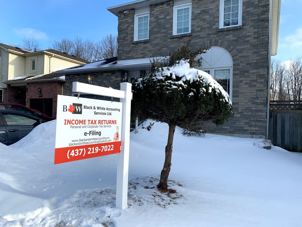 Black & White Accounting Services Ltd. | 849 Renaissance Dr, Oshawa, ON L1K 8K6, Canada | Phone: (437) 219-7022