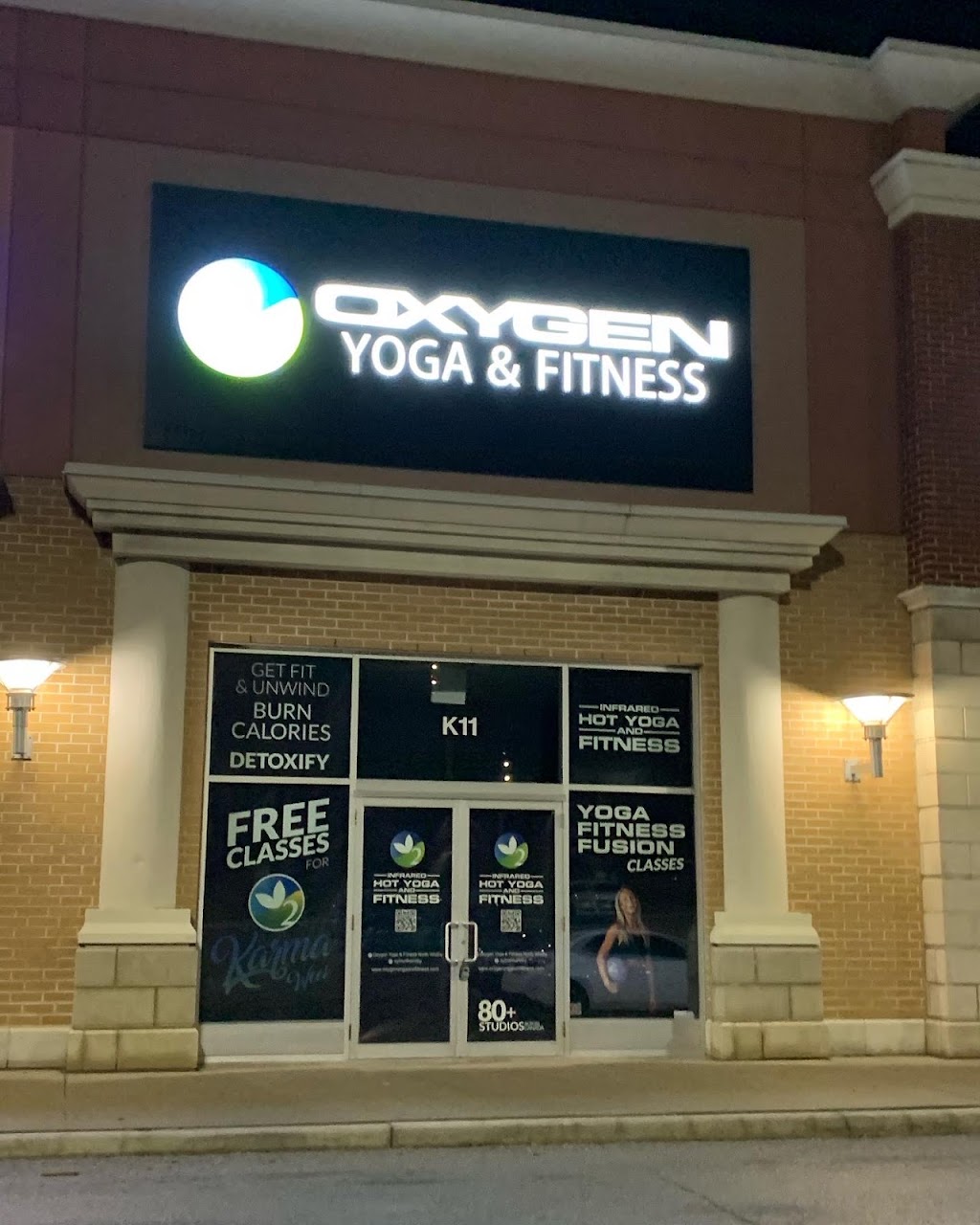 Oxygen Yoga & Fitness North Whitby | 4160 Baldwin St S K11, Whitby, ON L1R 3H8, Canada | Phone: (289) 688-4604