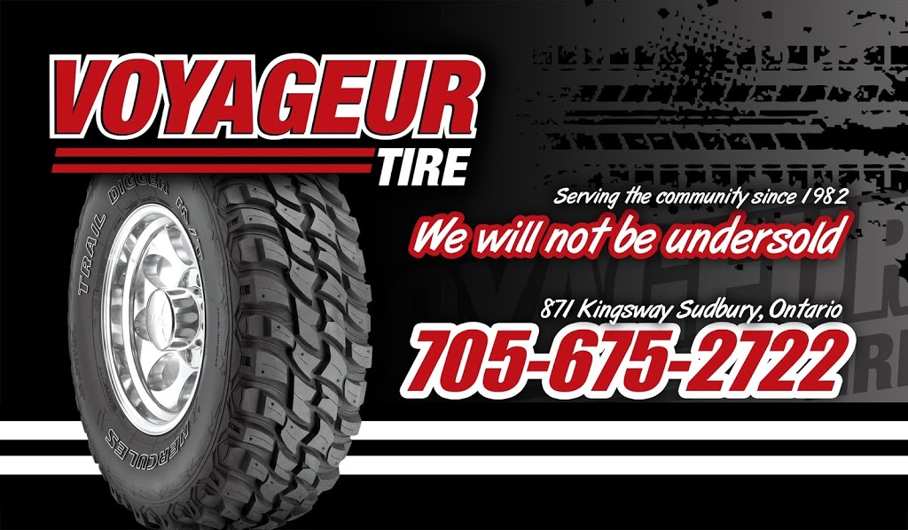 Voyageur Tire | 871 Kingsway, Sudbury, ON P3B 2E4, Canada | Phone: (705) 675-2722