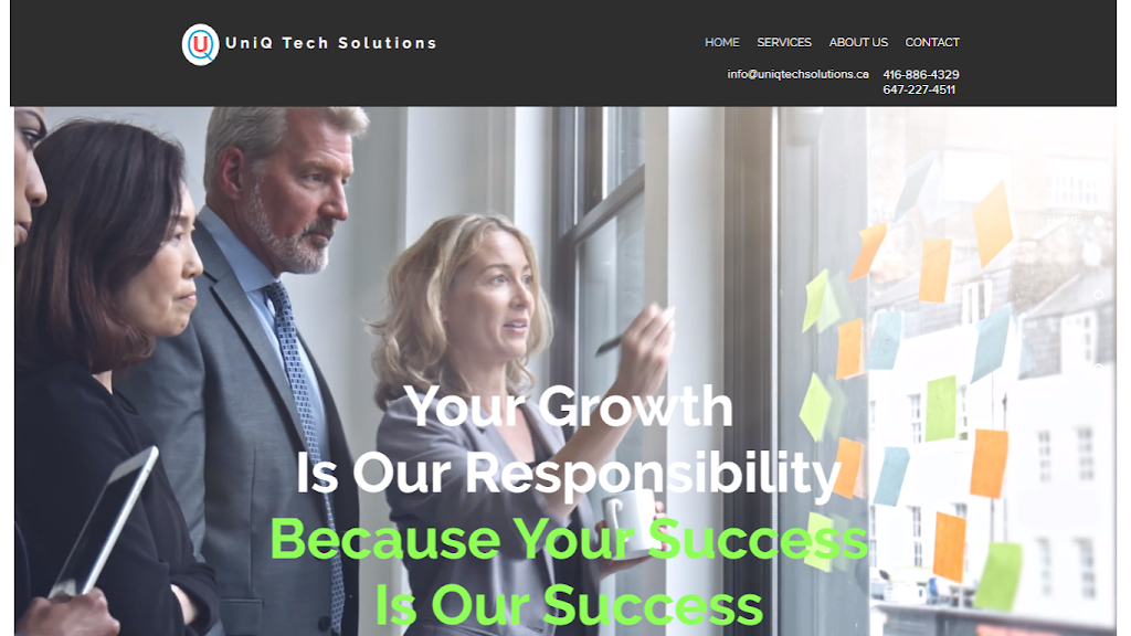 UniQ Tech Solutions | 12 Owl Perch Ct, Brampton, ON L6R 2G1, Canada | Phone: (437) 886-6348