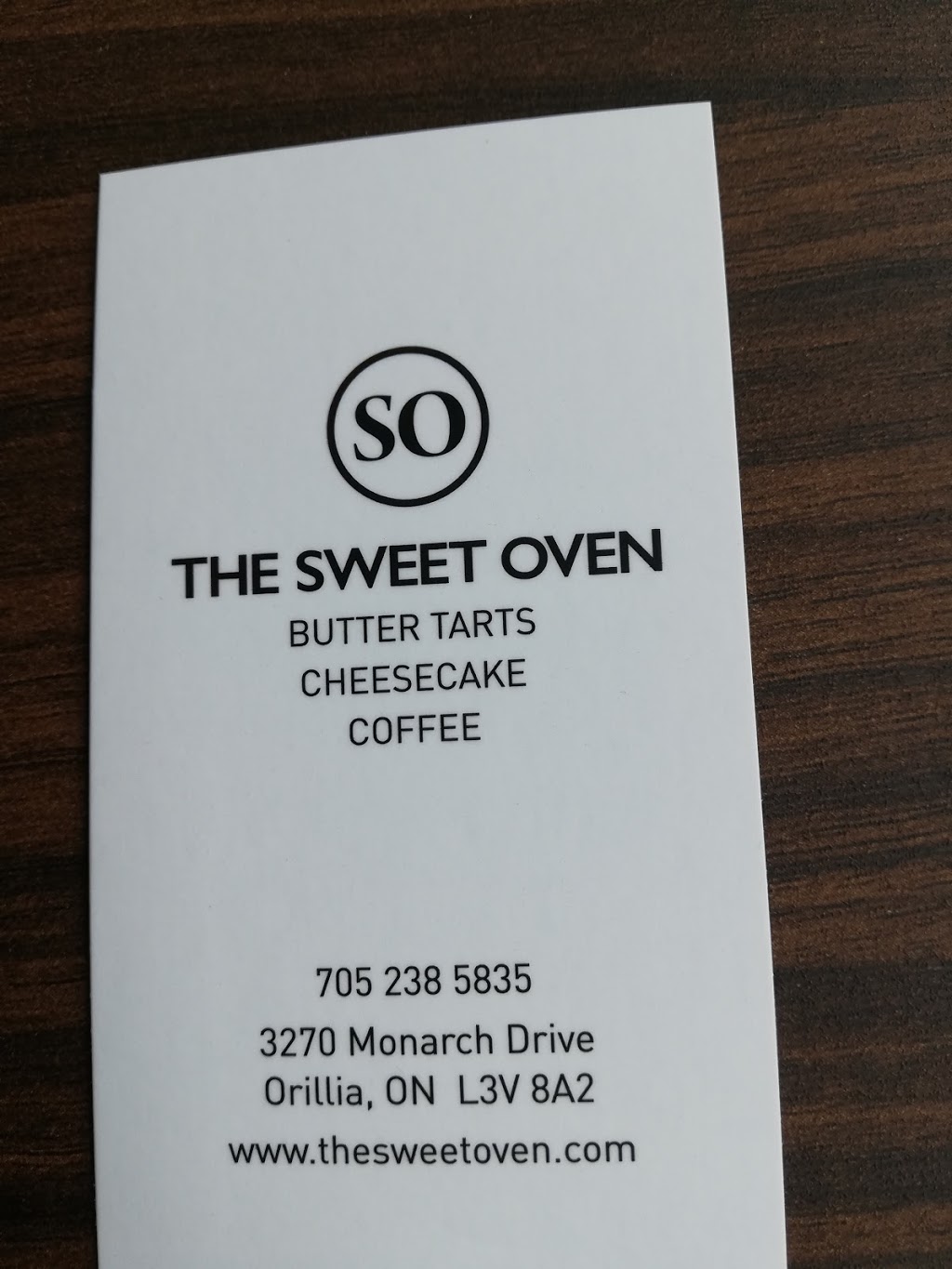 The Sweet Oven | 3270 Monarch Dr, Orillia, ON L3V 8A2, Canada | Phone: (705) 238-5835