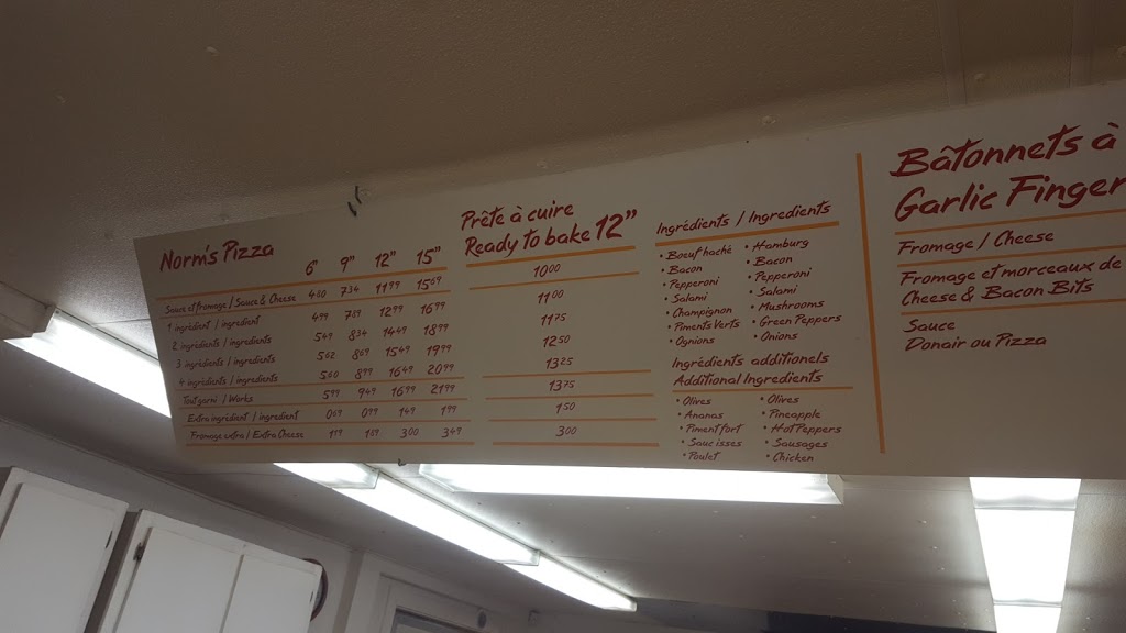 Norms Pizza | 537 Main St, Shediac, NB E4P 2C5, Canada | Phone: (506) 532-2203