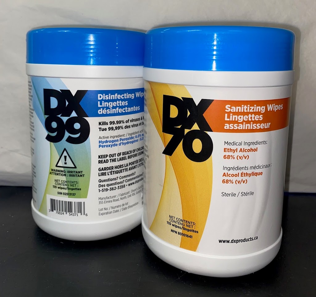 DX Sanitizer and Disinfectant Products | 355 Elmira Rd N Unit 106, Guelph, ON N1K 1S5, Canada | Phone: (519) 362-3358