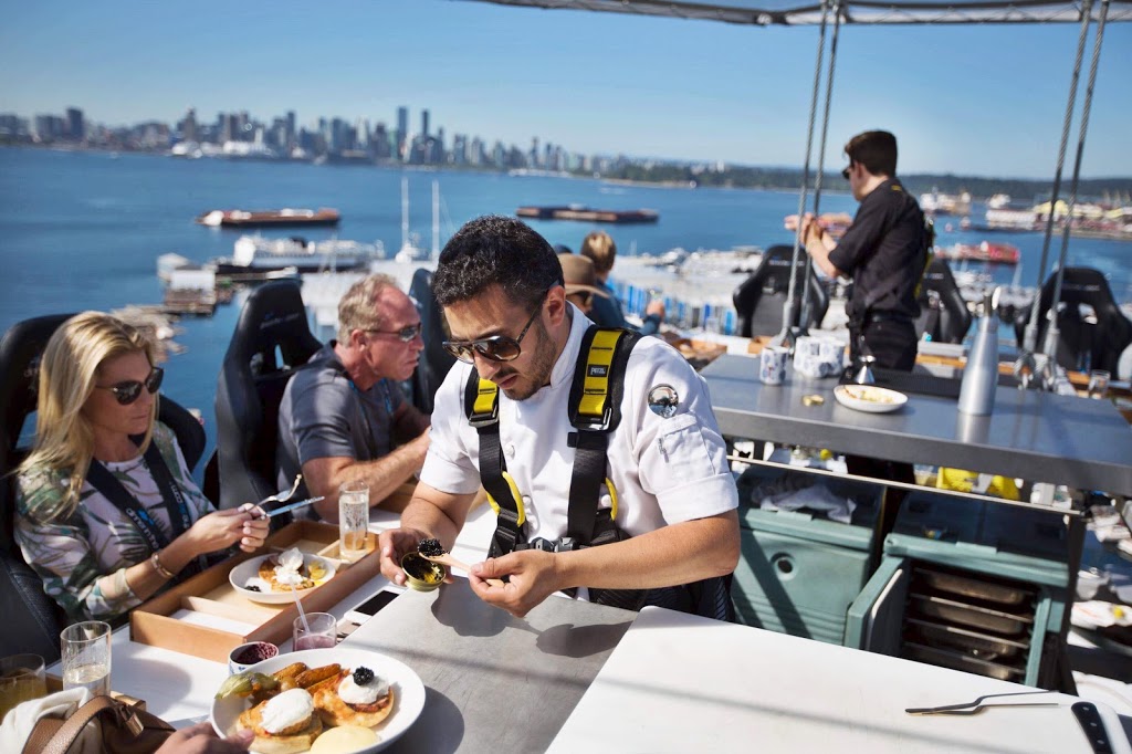 Dinner in the Sky Canada | 1089 - 1121 Argyle Ave, West Vancouver, BC V7M 1A7, Canada | Phone: (604) 299-6101