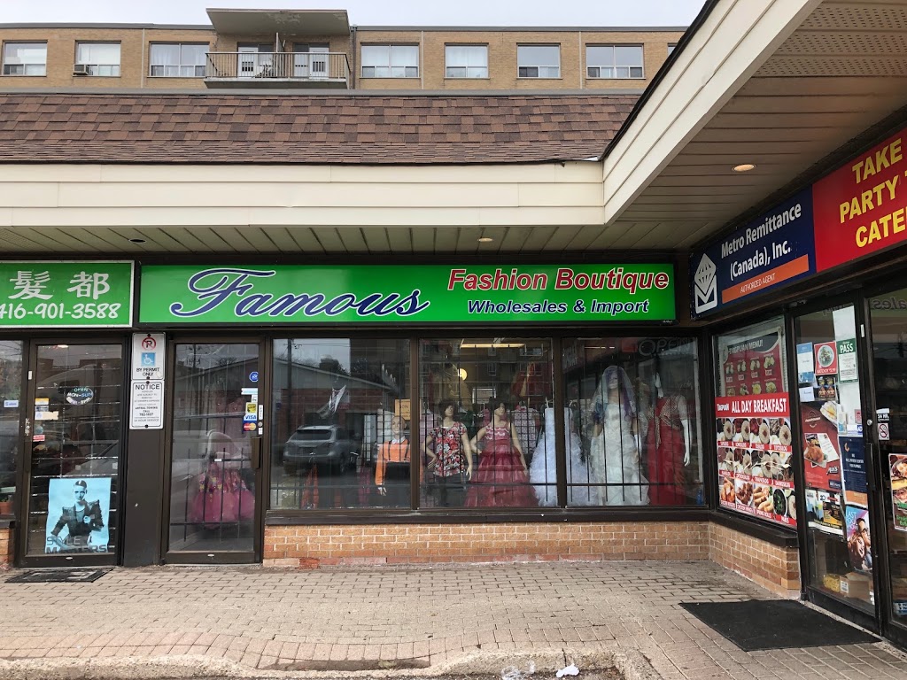 Famous Fashion Boutique Inc | 707 Kennedy Rd #102, Scarborough, ON M1K 2C1, Canada | Phone: (647) 367-1860
