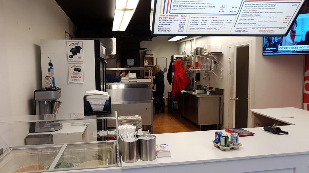 Burger Royale | 162 Napier St, Barrie, ON L4M 1W5, Canada | Phone: (705) 503-7695