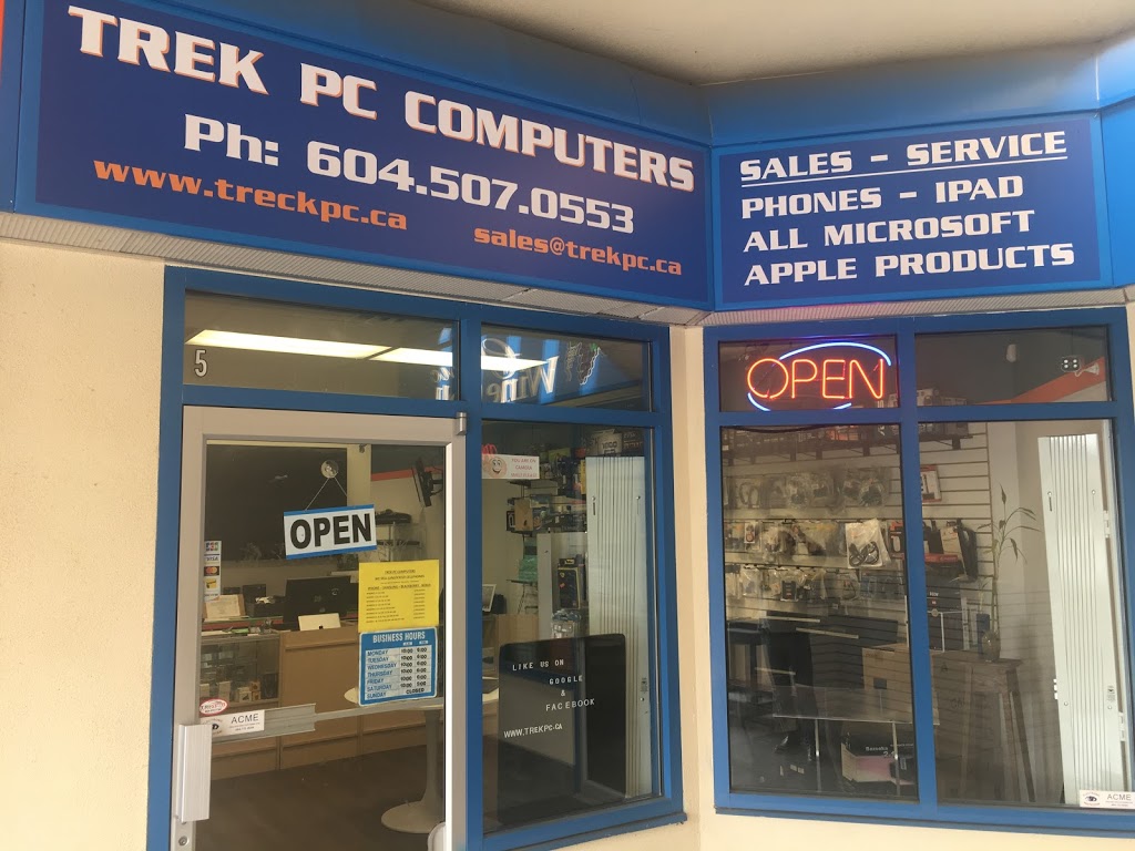 Trek PC Delta - Computer Repair - iMac, MacBook, Windows Repair | point of interest | 11161 84 Ave #5, Delta, BC V4C 2K4, Canada | 6045070553 OR +1 604-507-0553