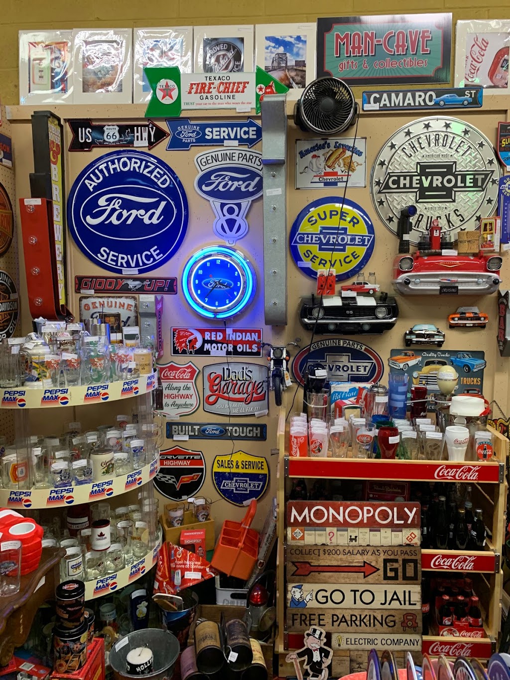 Man-Cave Gifts & Collectibles | Inside Village Antiques, 23331 Mavis Ave, Langley City, BC V1M 2R8, Canada | Phone: (604) 701-9025