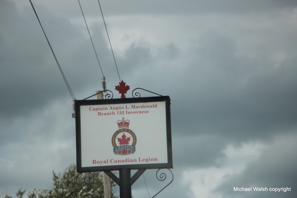 Royal Canadian Legion Branch 132 | 15857 Central Ave, Inverness, NS B0E 1N0, Canada | Phone: (902) 258-2774
