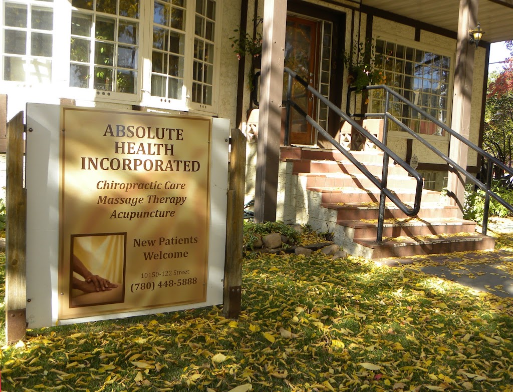 Absolute Health Incorporated | 10150 122 St NW, Edmonton, AB T5N 1L6, Canada | Phone: (780) 448-5888