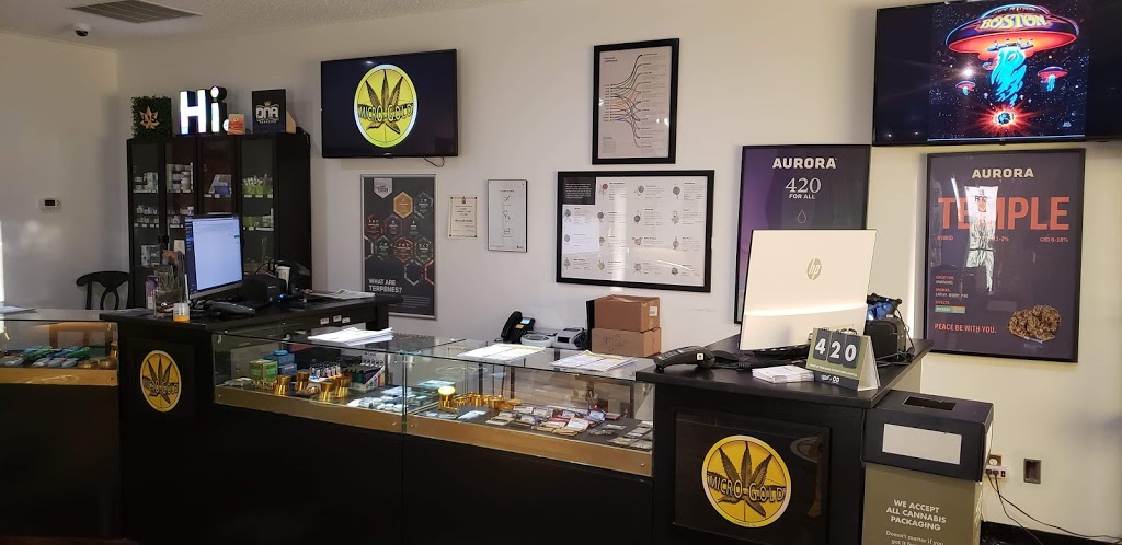 Micro Gold Retail Cannabis | 220 N Railway St, Okotoks, AB T1S 0E2, Canada | Phone: (587) 327-2667