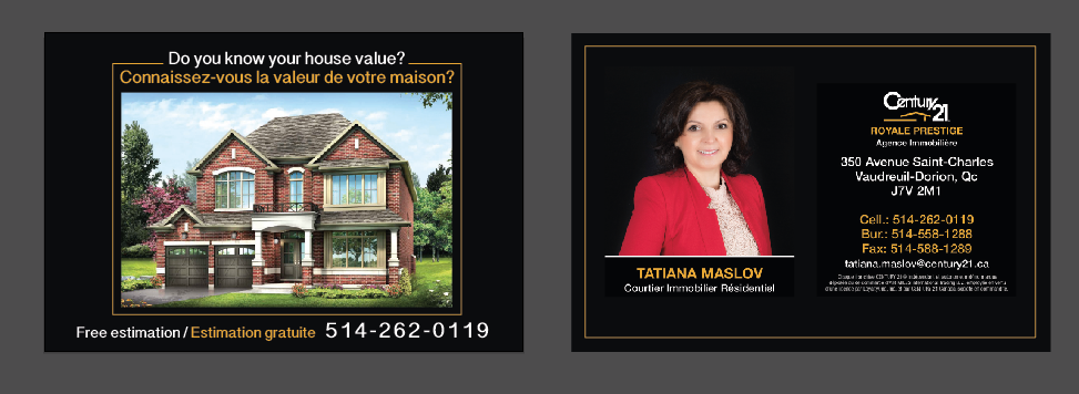 Tatiana Maslov | 350 Avenue Saint-Charles, Vaudreuil-Dorion, QC J7V 2M1, Canada | Phone: (514) 262-0119