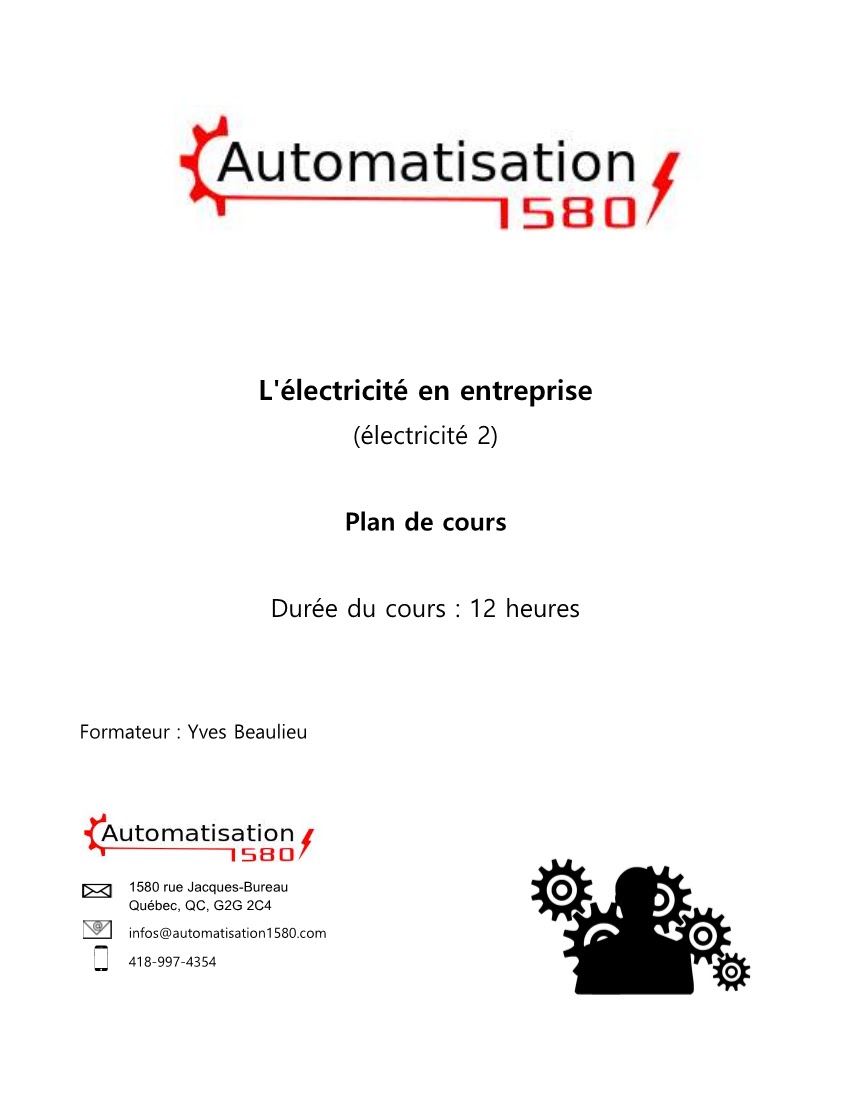 Automatisation 1580 | 1580 Rue Jacques Bureau, Québec, QC G2G 2C4, Canada | Phone: (418) 997-4354