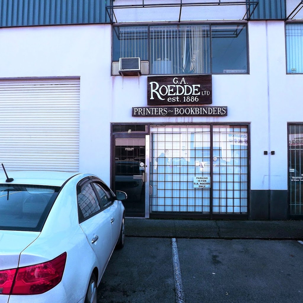 Roedde G A Ltd | Suite 3-12840 Bathgate Way, Richmond, BC V6V 1Z4, Canada | Phone: (604) 270-3302