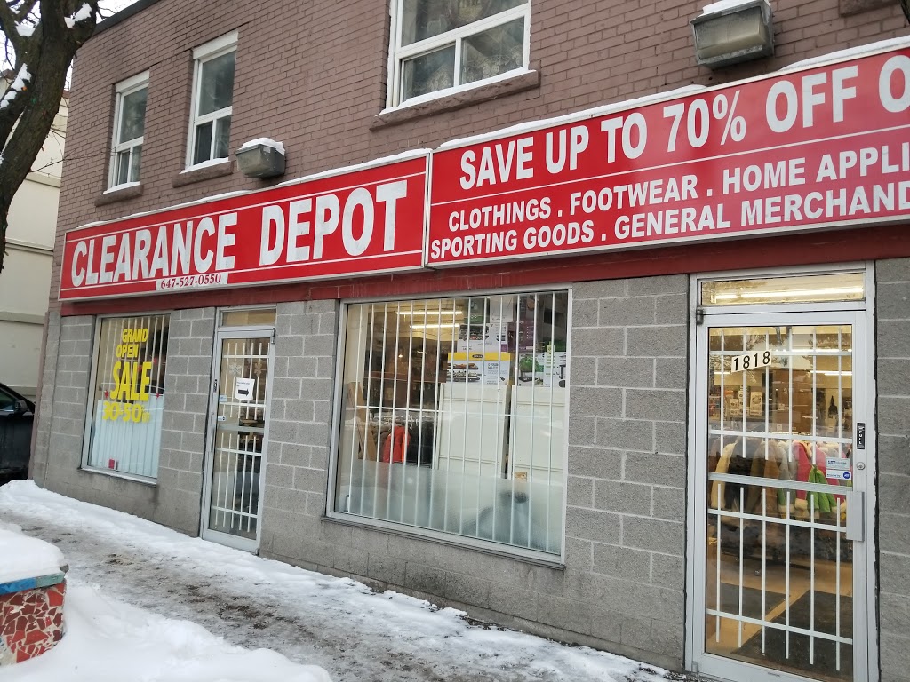 Clearance Depot | store | 81 Torbarrie Rd, North York, ON M3L 1G5, Canada | 6475270550 OR +1 647-527-0550