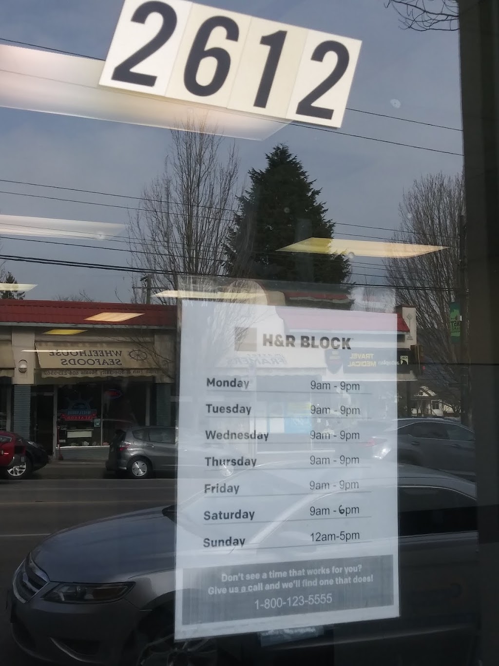 H&R Block | 2612 E Hastings St, Vancouver, BC V5K 1Z6, Canada | Phone: (604) 713-1050