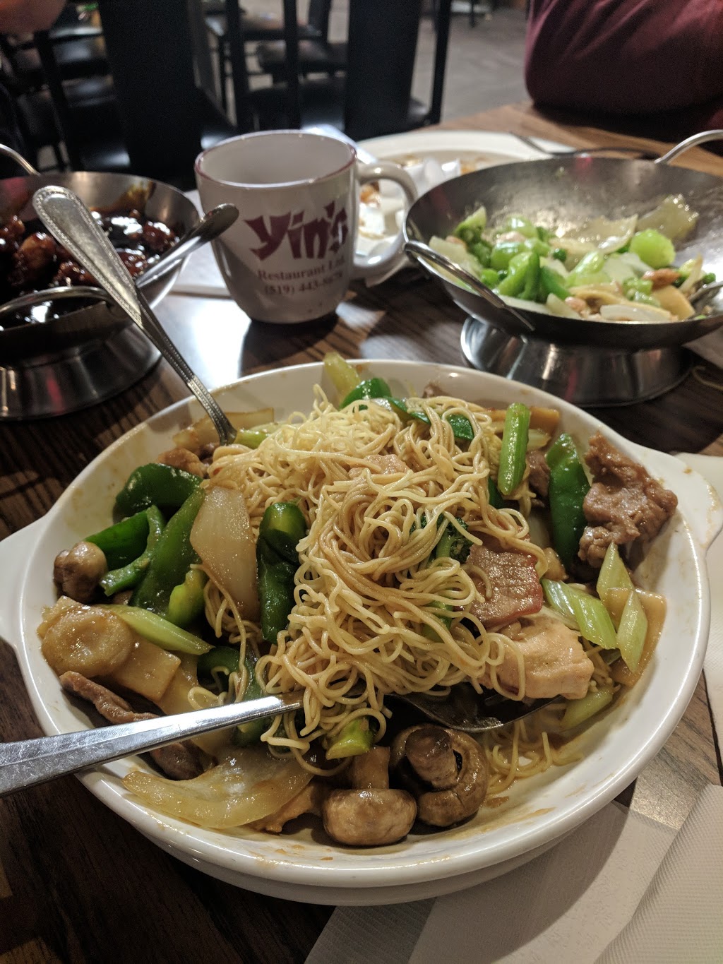 Yins Restaurant | 40 Main St S, Waterford, ON N0E 1Y0, Canada | Phone: (519) 443-8678