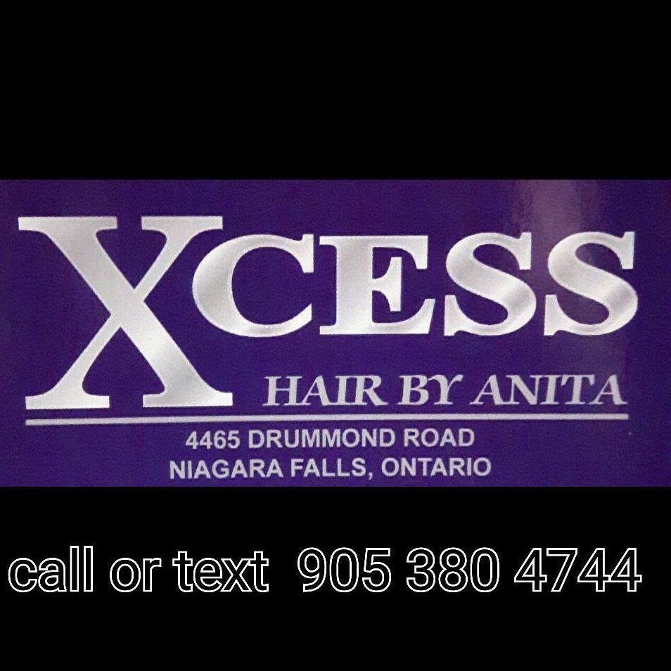 Xcess Hair by Anita | 6703 Drummond Rd, Niagara Falls, ON L2E 6C5, Canada | Phone: (905) 380-4744